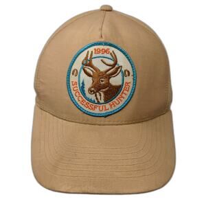 Successful Hunter 1996 Snapback 5 Panel Cap Brown One Size Adjustable Kalson